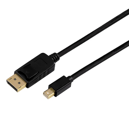 Axiom Mini DisplayPort Male to DisplayPort Male Adapter Cable 6ft (Black)